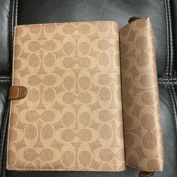 Coach Brown Signature Notebook and Pencil Case 🤎 Viral Set - Picture 2 of 5